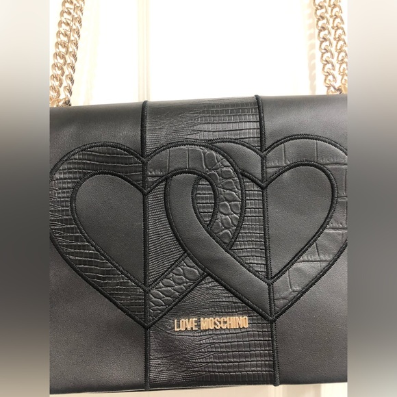 Love Moschino black and gold bag (new) - Picture 2 of 4